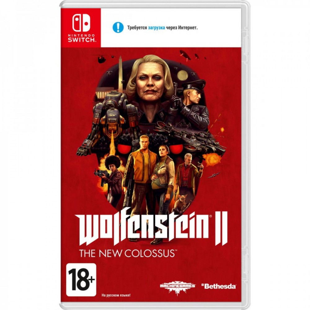 Wolfenstein II: The New Colossus [Nintendo Switch, русская версия] (Б/У)