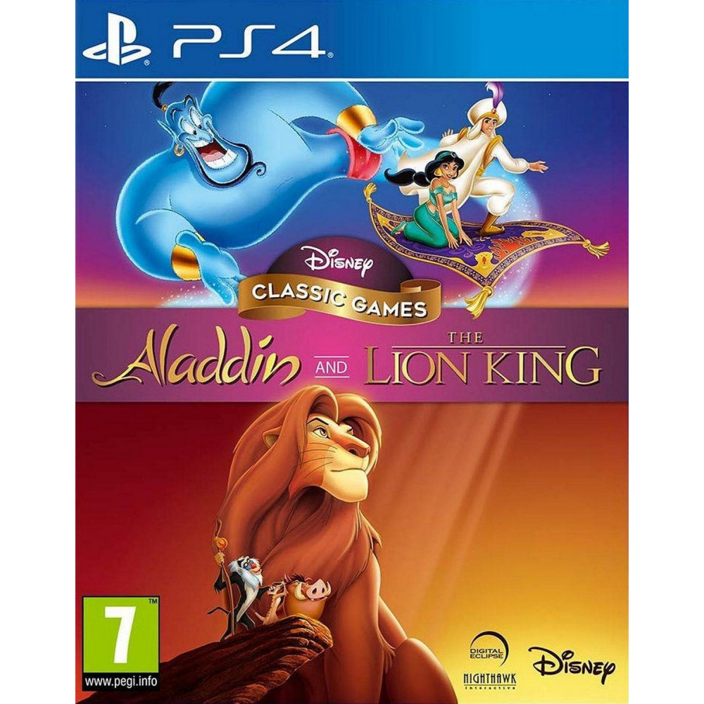 Disney Classic Games: Aladdin and The Lion King [PS4, английская версия]