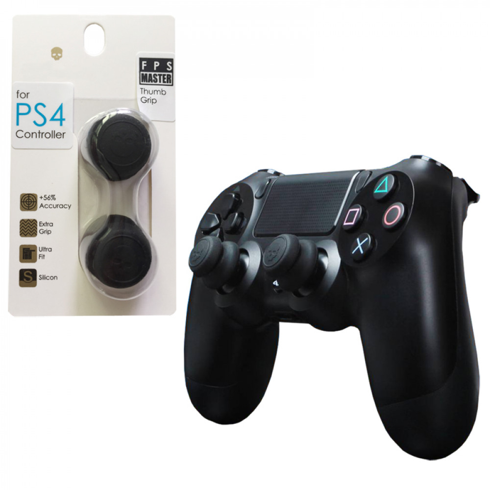 Насадка PS4 for Stick Skull&co CQC Elite Thumb Grip  Φ19.5*9.7mm Black