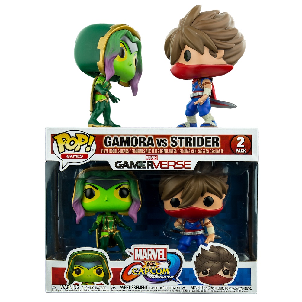 Фигурка Funko POP! Vinyl 2-Pack: Capcom vs. Marvel: Gamora vs Strider 22776