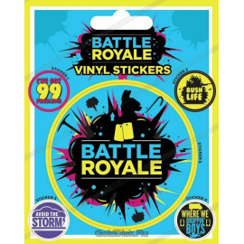 Наклейки Battle Royale (Infographic) Vinyl Sticker Pack 5шт PS7429