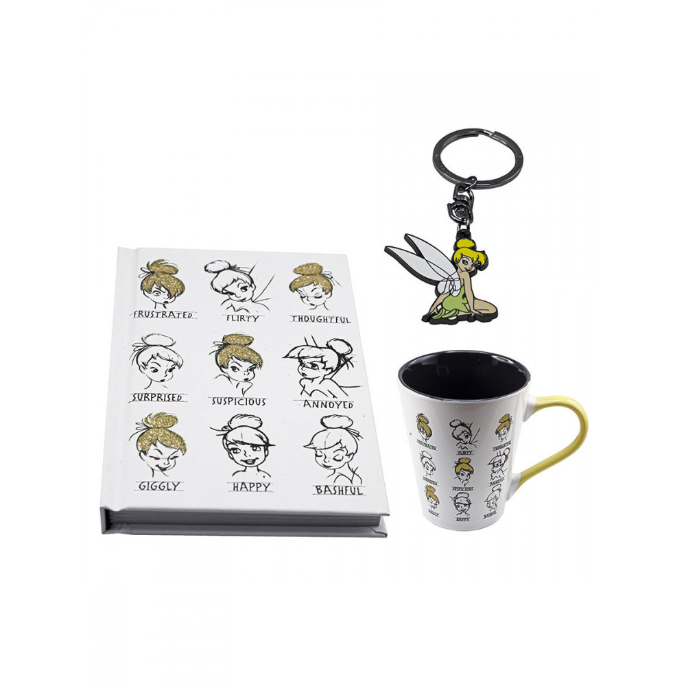 Набор подарочный Disney Tinker Bell Кружка 250ml+Брелок+Записная книжка A6 ABYPCK168