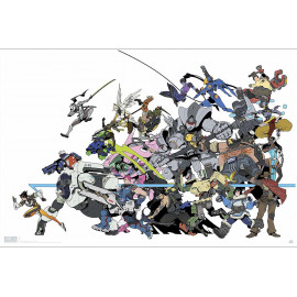 Постер Overwatch All Characters (91.5x61) ABYDCO444