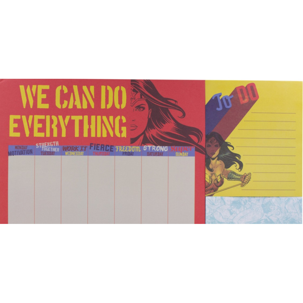 Настольный планировщик Wonder Woman A4 Desk Planner (CDU 12) PP5147DC