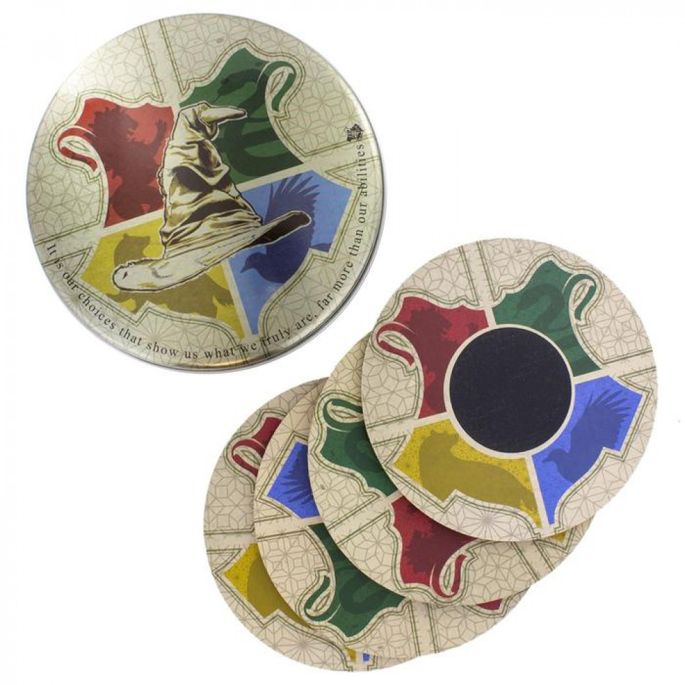 Подставки под напитки Harry Potter Sorting Hat Heat Change Coasters PP4950HP