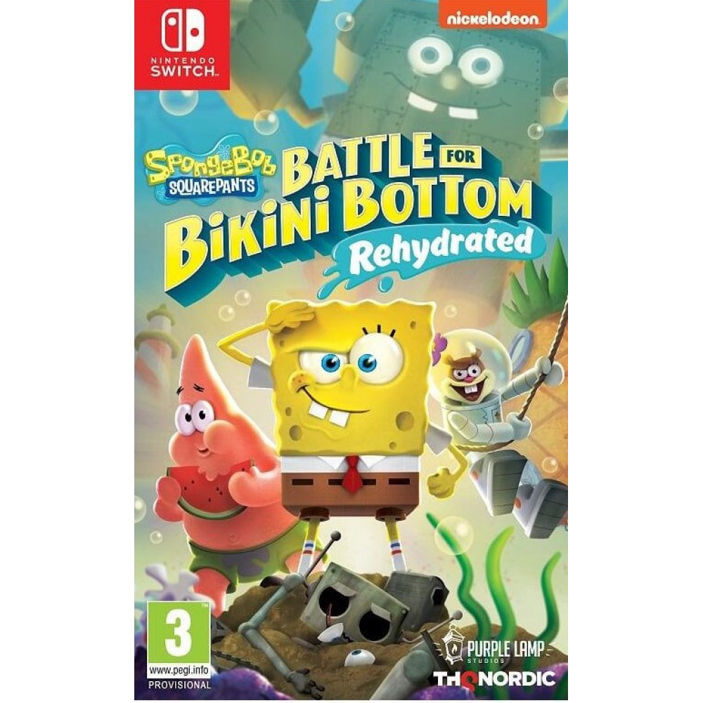 SpongeBob l Губка Боб Квадратные Штаны: Битва за Бикини Боттом - Регидратация [Nintendo Switch, русская версия]