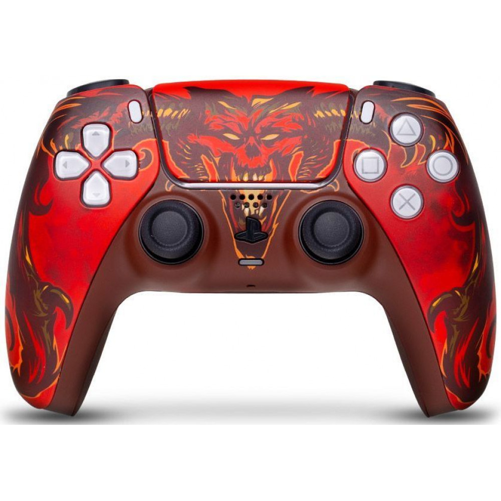Геймпад PlayStation DualSense 5 "Дьябло" красный