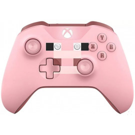 Джойстик Xbox One S/X Controller Wireless Minecraft Pig (OEM в пакете)